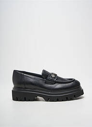 Mocasini țesătură satinată toc de 4 la 6 cm negru FRU.IT femme