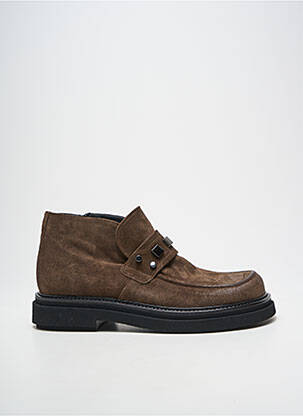 Botine/ghete nubuc toc de 4 la 6 cm maro FRU.IT femeie