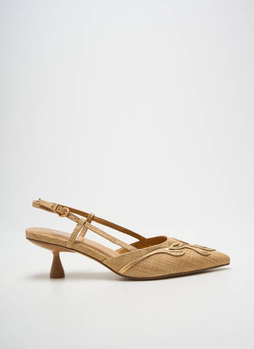 Pantofi cu toc închidere cu buclă(e) toc de 4 la 6 cm auriu JEANNOT femme