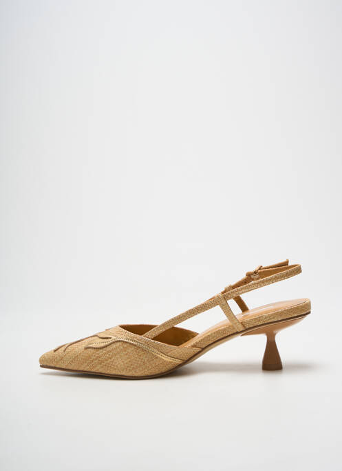 Pantofi cu toc închidere cu buclă(e) toc de 4 la 6 cm auriu JEANNOT femme