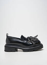 Mocasini material neted toc de 4 la 6 cm negru ELENA IACHI femeie