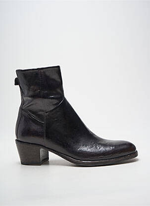 Botine/ghete material neted toc de 4 la 6 cm negru KING TARTUFOLI femme