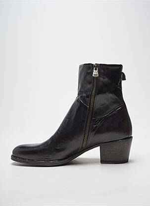 Botine/ghete material neted toc de 4 la 6 cm negru KING TARTUFOLI femeie