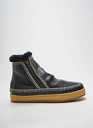 Botine/ghete umplută toc plat până la 3 cm negru LAIDBACK LONDON femeie