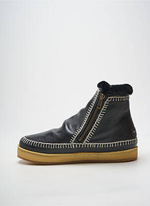 Botine/ghete umplută toc plat până la 3 cm negru LAIDBACK LONDON femeie