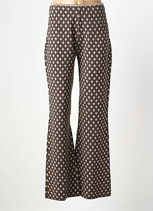 Pantalon drept elasticitate mărime normală maro MALIPARMI femme