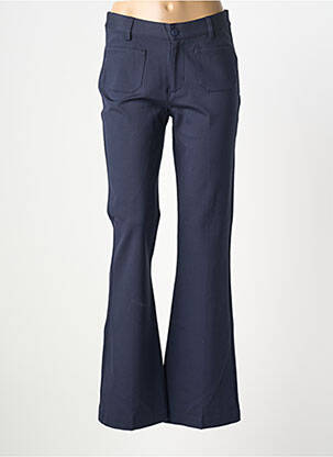 Pantalon evazat elasticitate mărime normală albastru JANE BLUE femeie
