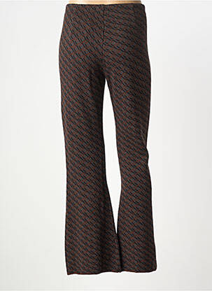 Pantalon drept elasticitate mărime normală maro SIYU femeie