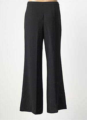 Pantalon larg țesătură crep mărime normală negru MALIPARMI femeie