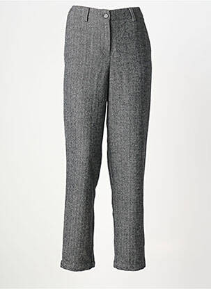 Pantalon drept talie elastică mărime normală gri BELLA JONES femeie