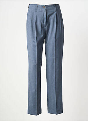 Pantalon drept țesătură poplin mărime normală albastru GOLDEN GOOSE femme