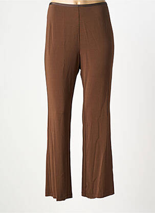 Pantalon drept elasticitate mărime normală maro SIYU femeie