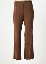 Pantalon drept elasticitate mărime normală maro SIYU femme