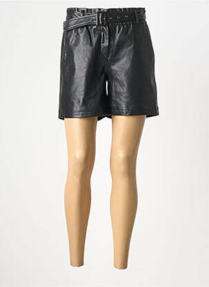 Șort închidere cu fermoar sub clapetă cu cârlig mărime normală negru SERGE PARIENTE femme
