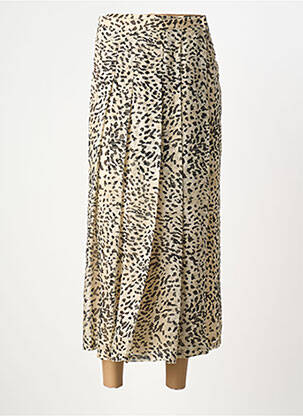 Fustă lungă croială dreaptă bej ROSEANNA femme