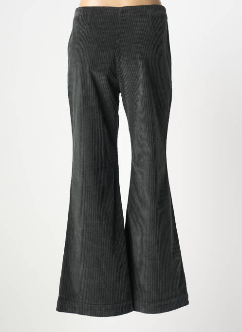 Pantalon larg închidere cu fermoar sub clapetă cu cârlig mărime normală verde MASSCOB femme