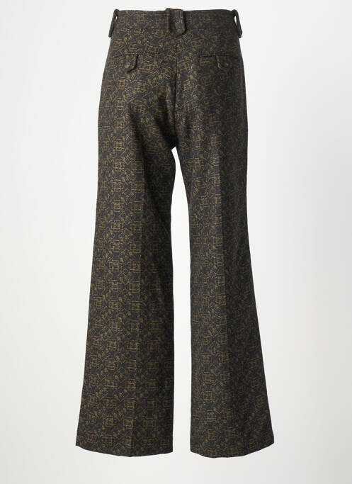 Pantalon larg închidere cu fermoar sub clapetă cu cârlig mărime normală negru MARGAUX LONNBERG femme