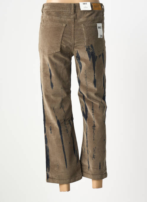 Pantalon 7/8 elasticitate mărime normală verde MKT STUDIO femme