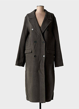 Palton lung croială dreaptă fără glugă gri CLOSED femme