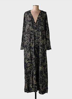 Rochie lungă mâneci lungi mâneci lungi negru DIEGA femeie