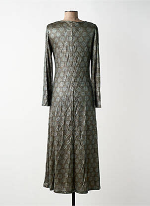 Rochie lungă mâneci lungi mâneci lungi verde SIYU femeie