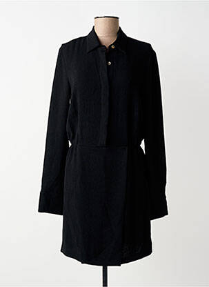 Rochie scurtă mâneci lungi mâneci lungi negru FORTE-FORTE femme