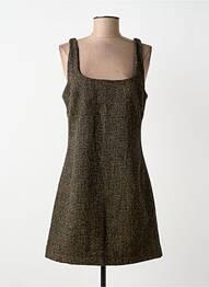 Rochie scurtă fără mâneci fără mâneci negru IDANO femeie
