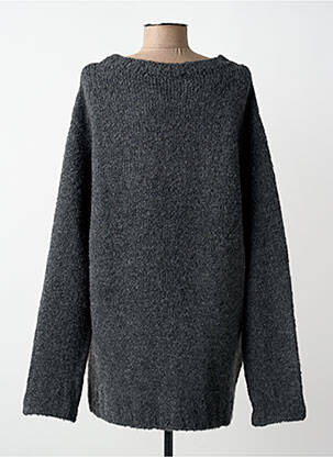 Pulover guler rotund mâneci lungi gri PENN & INK N.Y femeie