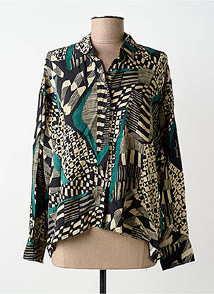 Cămașă imprimeu fantezie mâneci lungi negru BELLE PIÈCE femme