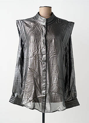 Cămașă croială dreaptă mâneci lungi gri MES DEMOISELLES...PARIS femme