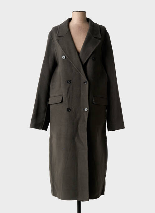 Palton lung croială dreaptă fără glugă gri CLOSED femme