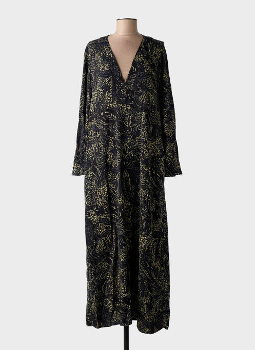 Rochie lungă mâneci lungi mâneci lungi negru DIEGA femme