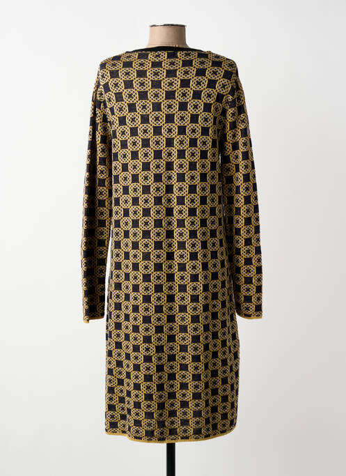 Rochie pulover guler rotund mâneci lungi negru SIYU femme