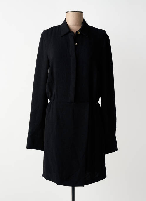 Rochie scurtă mâneci lungi mâneci lungi negru FORTE-FORTE femme