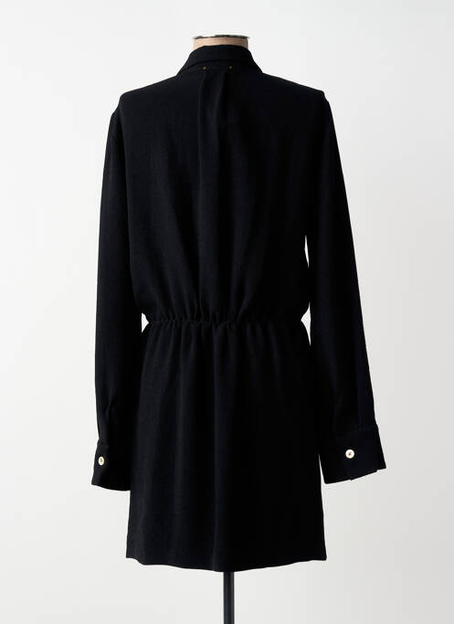 Rochie scurtă mâneci lungi mâneci lungi negru FORTE-FORTE femme