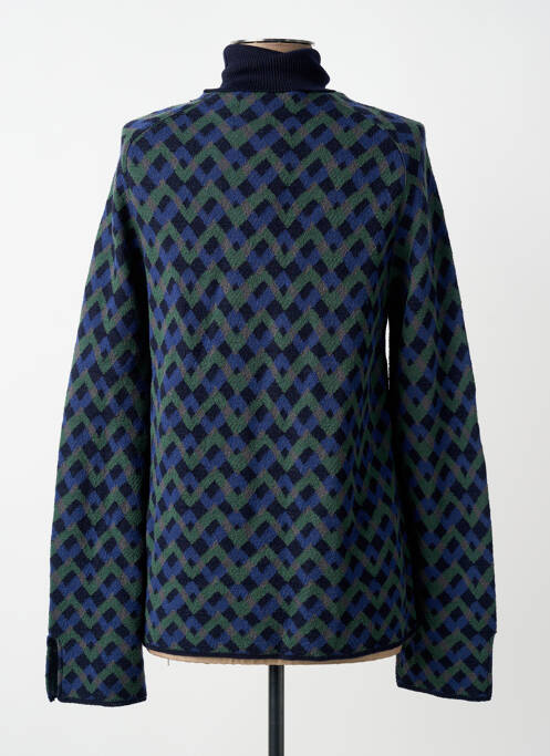 Pulover cu guler înalt mâneci lungi mâneci lungi albastru SIYU femme