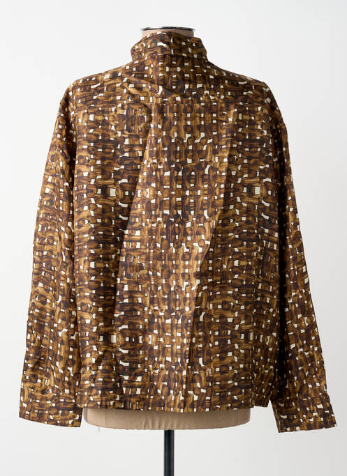 Cămașă croială dreaptă mâneci lungi maro SOEUR femme