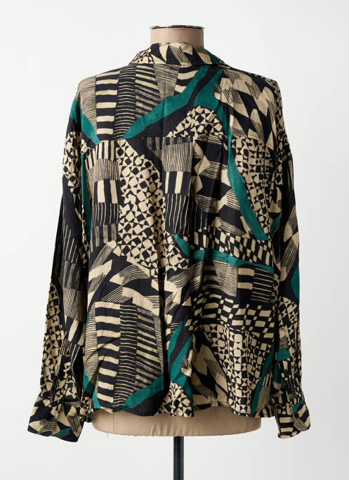 Cămașă imprimeu fantezie mâneci lungi negru BELLE PIÈCE femme