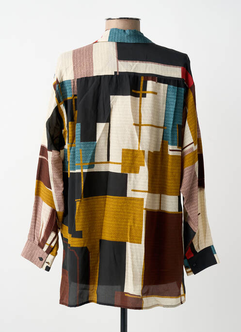 Cămașă imprimeu fantezie mâneci lungi negru ATTIC AND BARN femme