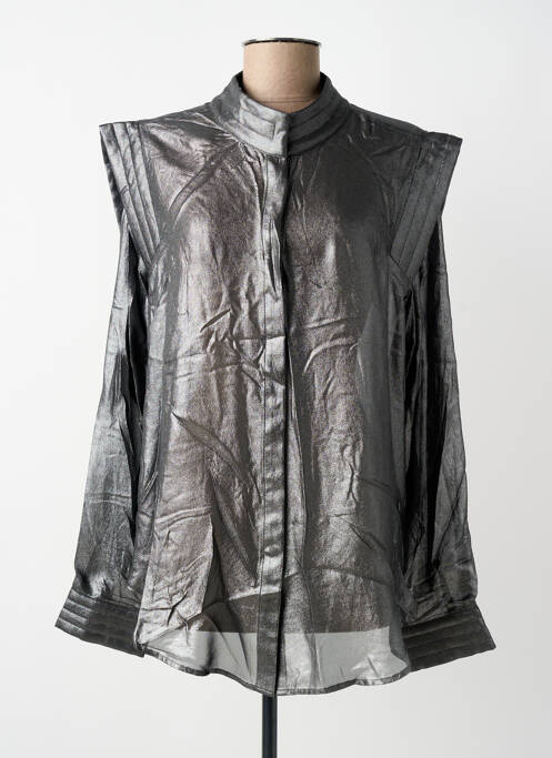 Cămașă croială dreaptă mâneci lungi gri MES DEMOISELLES...PARIS femme