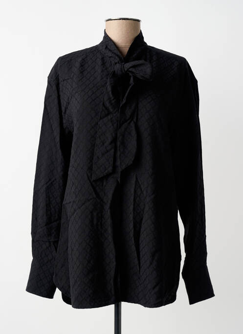 Cămașă croială dreaptă mâneci lungi negru GOLDEN GOOSE femme