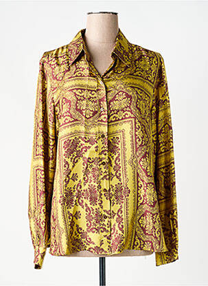 Cămașă imprimeu fantezie mâneci lungi verde MOMONI femme