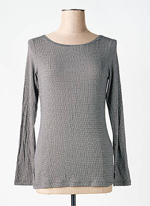 Top croială cambrată mâneci lungi negru ROSSO 35 femme