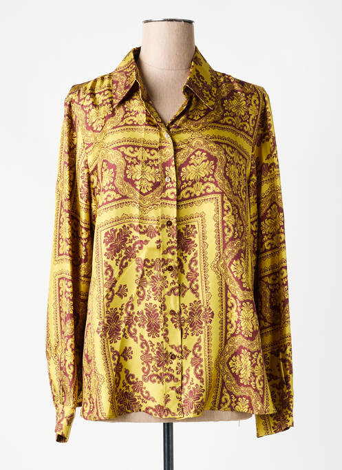 Cămașă imprimeu fantezie mâneci lungi verde MOMONI femme