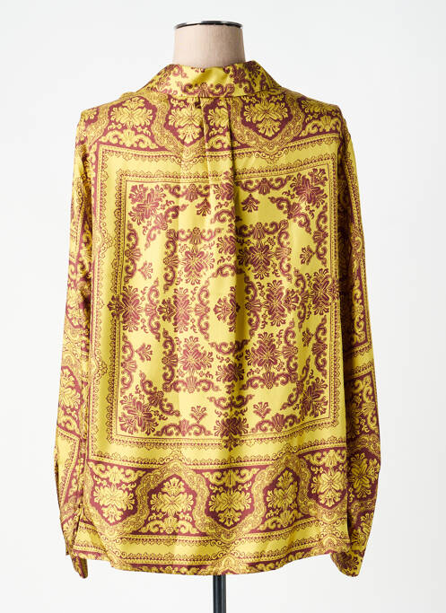 Cămașă imprimeu fantezie mâneci lungi verde MOMONI femme