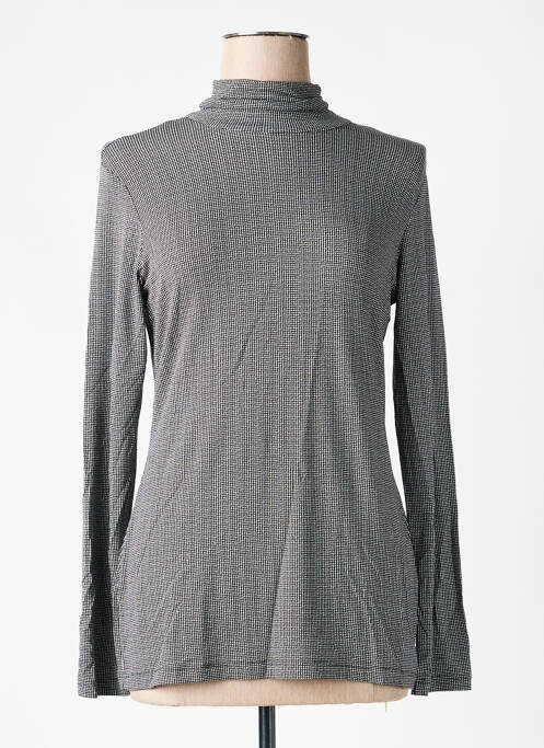 Maletă imprimeu fantezie mâneci lungi negru ROSSO 35 femme