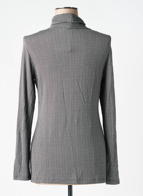 Maletă imprimeu fantezie mâneci lungi negru ROSSO 35 femme