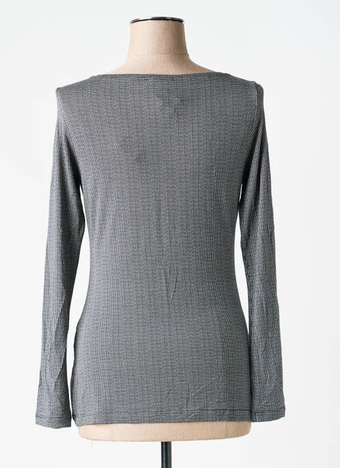 Top croială cambrată mâneci lungi negru ROSSO 35 femme