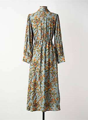 Rochie lungă mâneci lungi mâneci lungi albastru SURKANA femeie