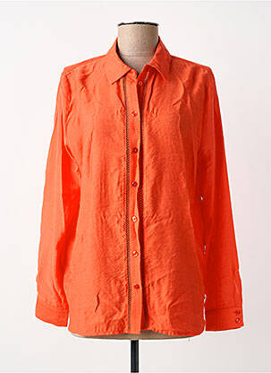 Cămașă croială fluidă mâneci lungi portocaliu SURKANA femme